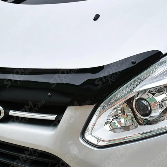 Ford Transit Custom 2012-2017 Stx Bonnet Guard Protector - Black - B016