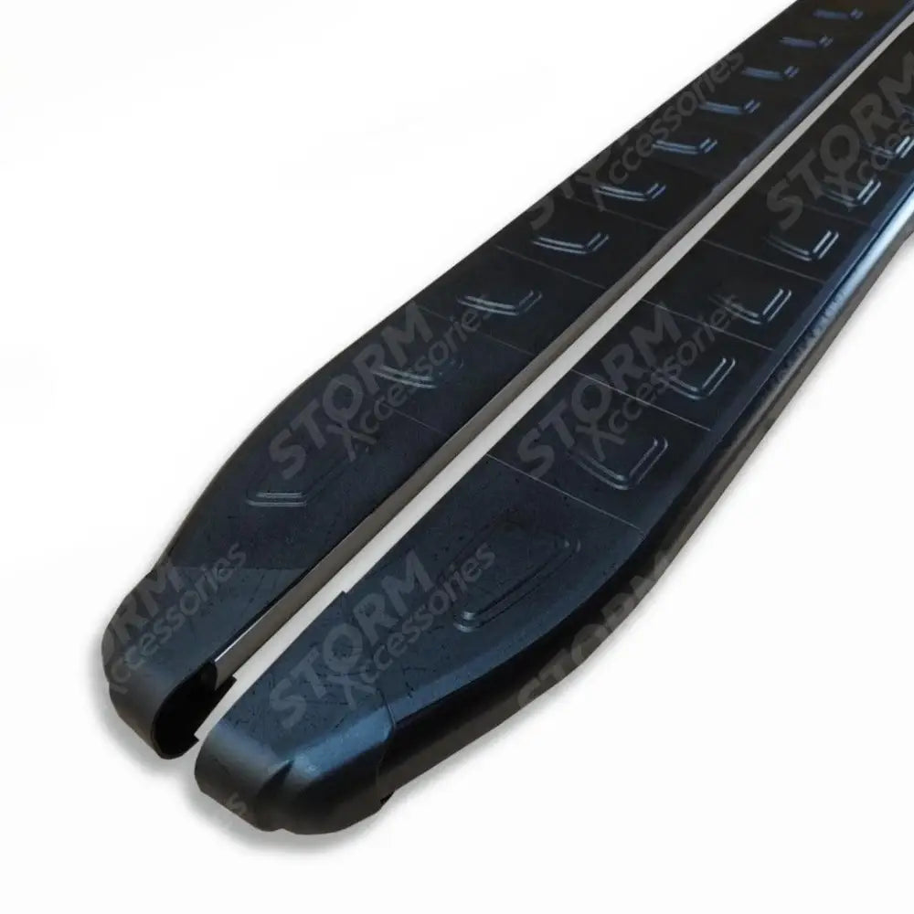 Ford Transit Custom 2012 - 2024 Long Wheel Base Planet Running Boards - Black Edition