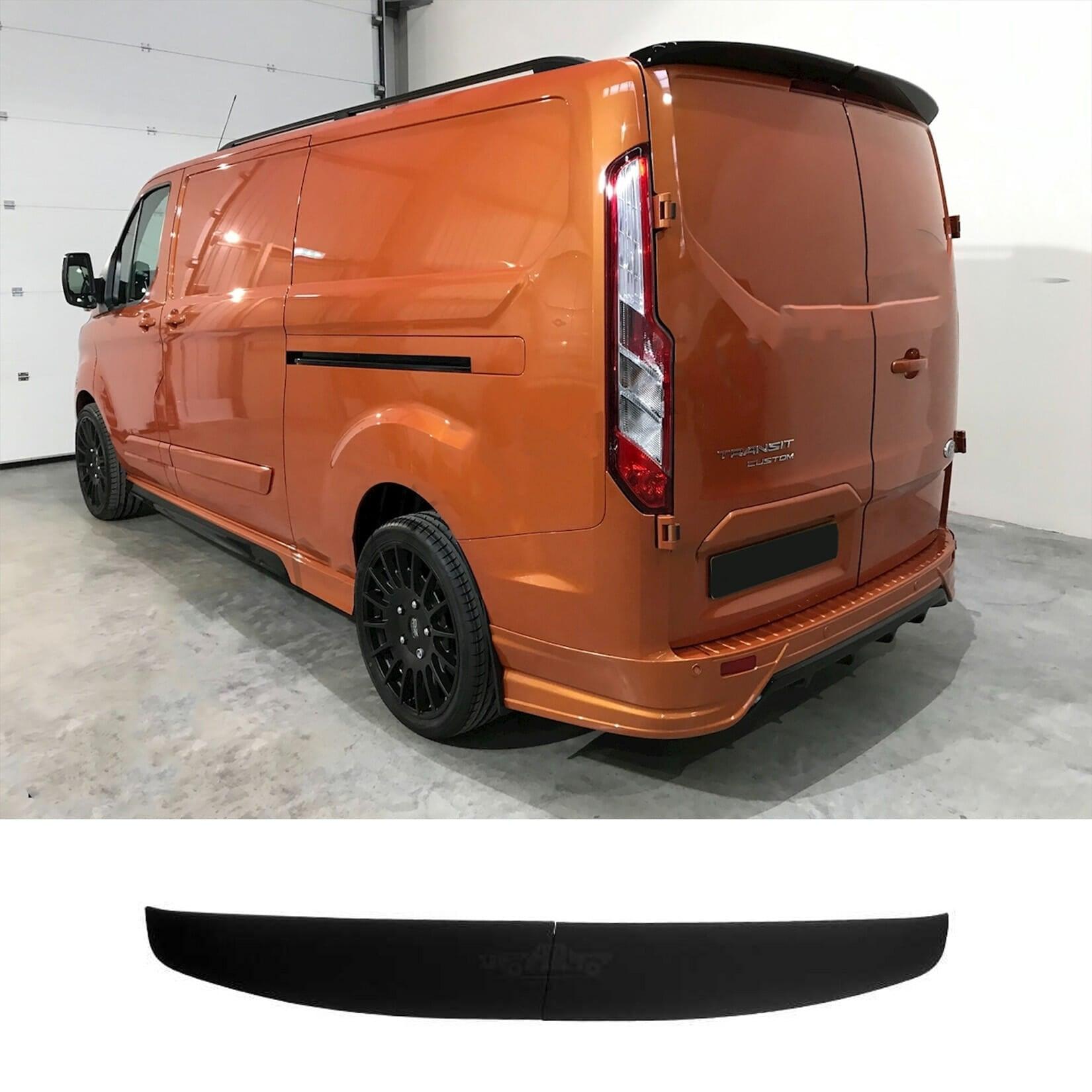 FORD TRANSIT CUSTOM - 2012 ON - REAR SPOILER - BARN DOORS - UNPAINTED OR PAINTED - Storm Xccessories2