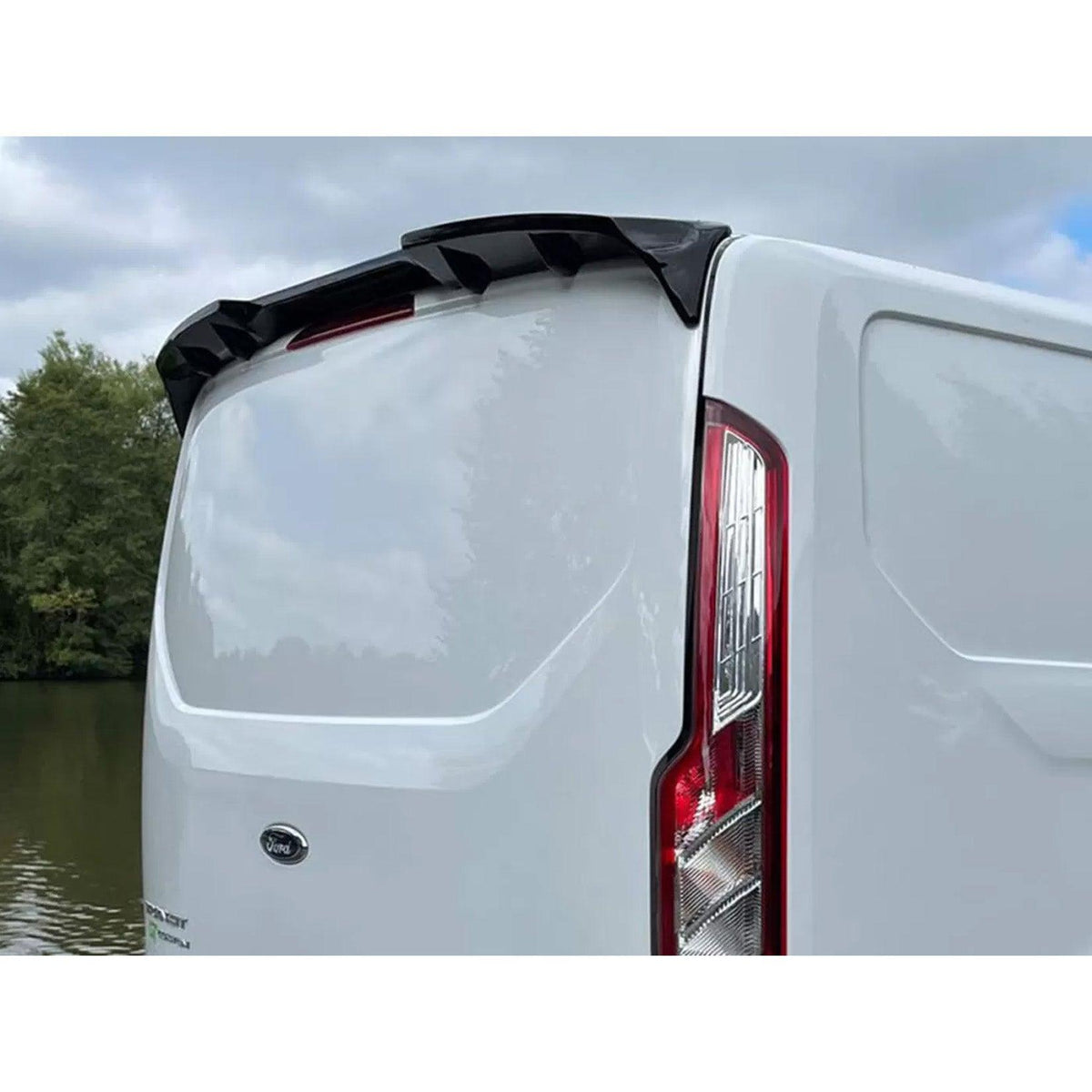 FORD TRANSIT CUSTOM - 2012 ON - REAR SPOILER V2 - TAILGATE - UNPAINTED - Storm Xccessories