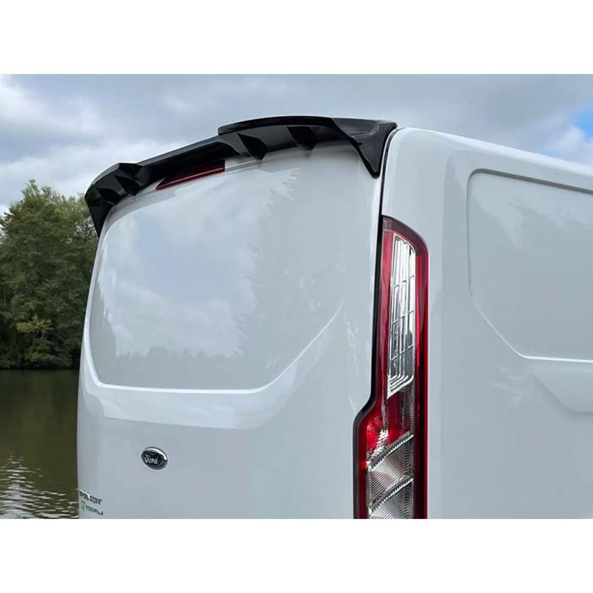 Ford Transit Custom - 2012 - 2024 - Rear Spoiler V2 - Tailgate - Unpainted