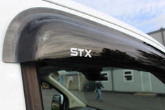 FORD TRANSIT CUSTOM - 2012 ON STX WIND DEFLECTORS - EXTERNAL FIT - Storm Xccessories2