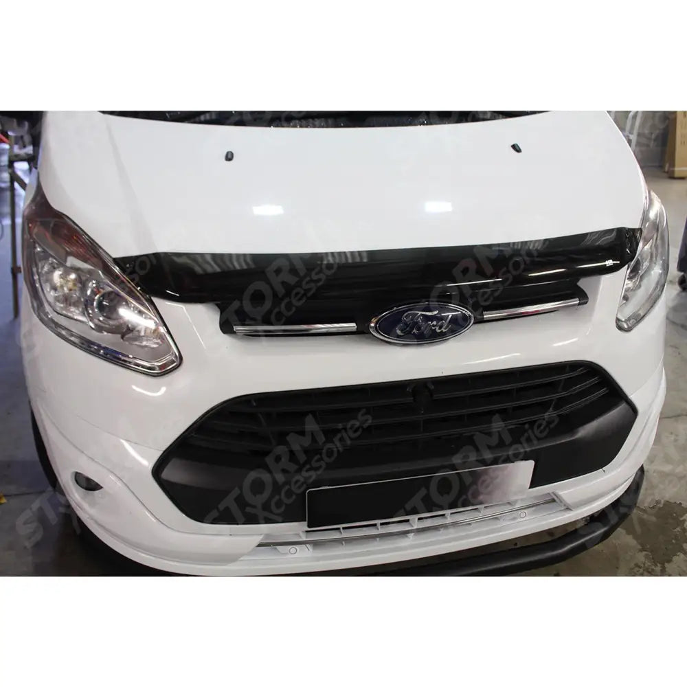 Ford Transit Custom 2013-2017 - Egr Dark Smoke Bonnet Guard Protector