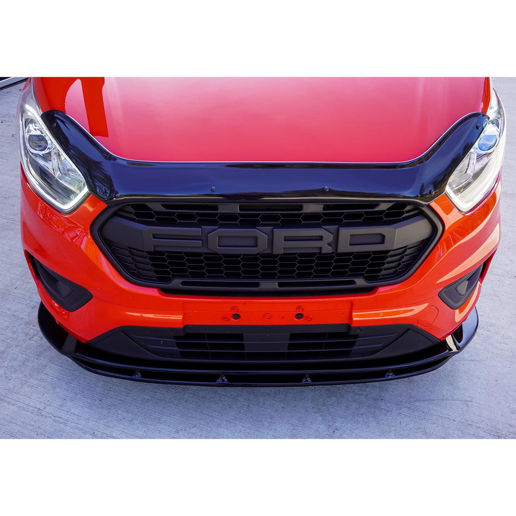 FORD TRANSIT CUSTOM 2018 ON STX FRONT SPLITTER SPOILER - Storm Xccessories2