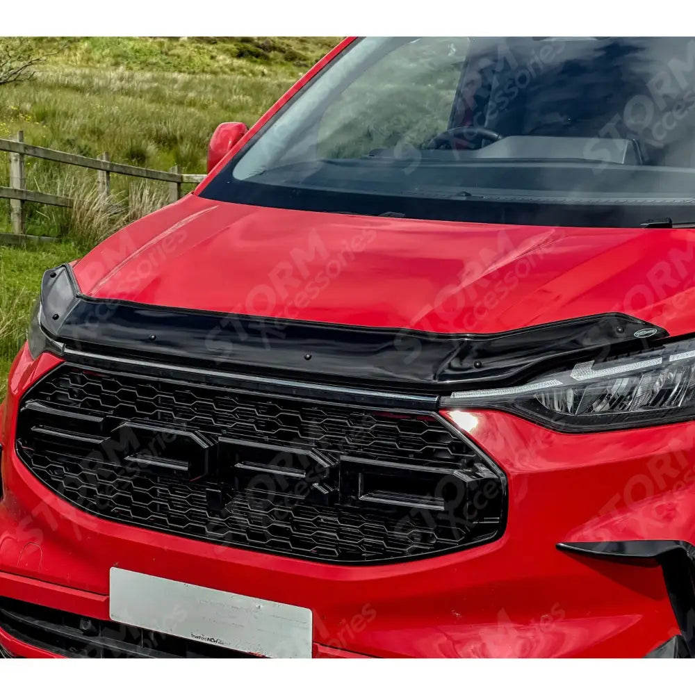 Ford Transit Custom 2023 On STX Bonnet Guard Protector – Black