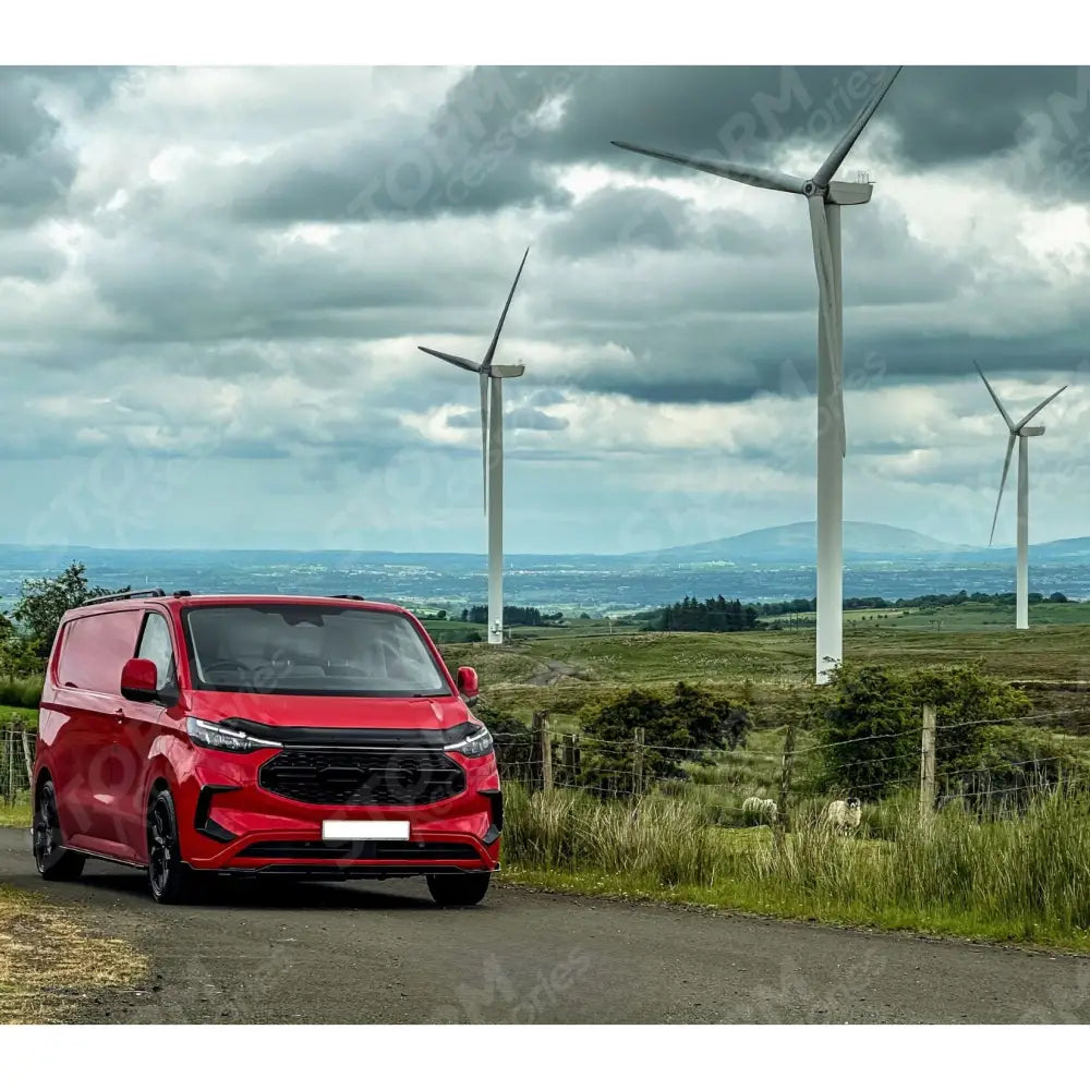 Ford Transit Custom 2023 On STX Bonnet Guard Protector – Black