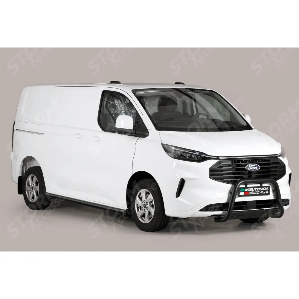 Ford Transit Custom 2024 On - Misutonida EC Approved Front A-Bar - 63MM - Black Finish