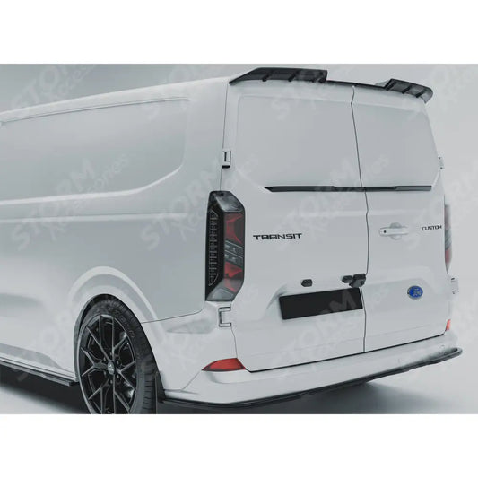Ford Transit Custom MK2 2023+ Barn Door Mid Spoiler In Gloss Black