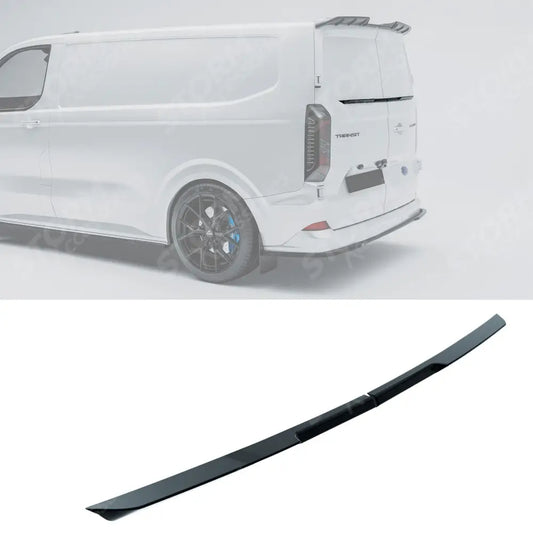 Ford Transit Custom MK2 2023+ Barn Door Mid Spoiler In Gloss Black