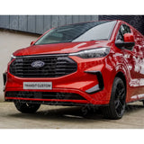 Ford Transit Custom MK2 2024 on Front Aero Canard Loops In Gloss Black