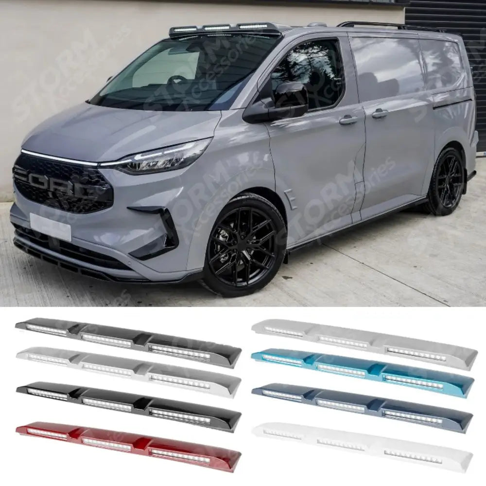 Ford Transit Custom MK2 2024 on Luminex Roof Light Pod With Amber Strobe Colour Coded