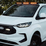 Ford Transit Custom MK2 2024 on Luminex Roof Light Pod With Amber Strobe Gloss Black