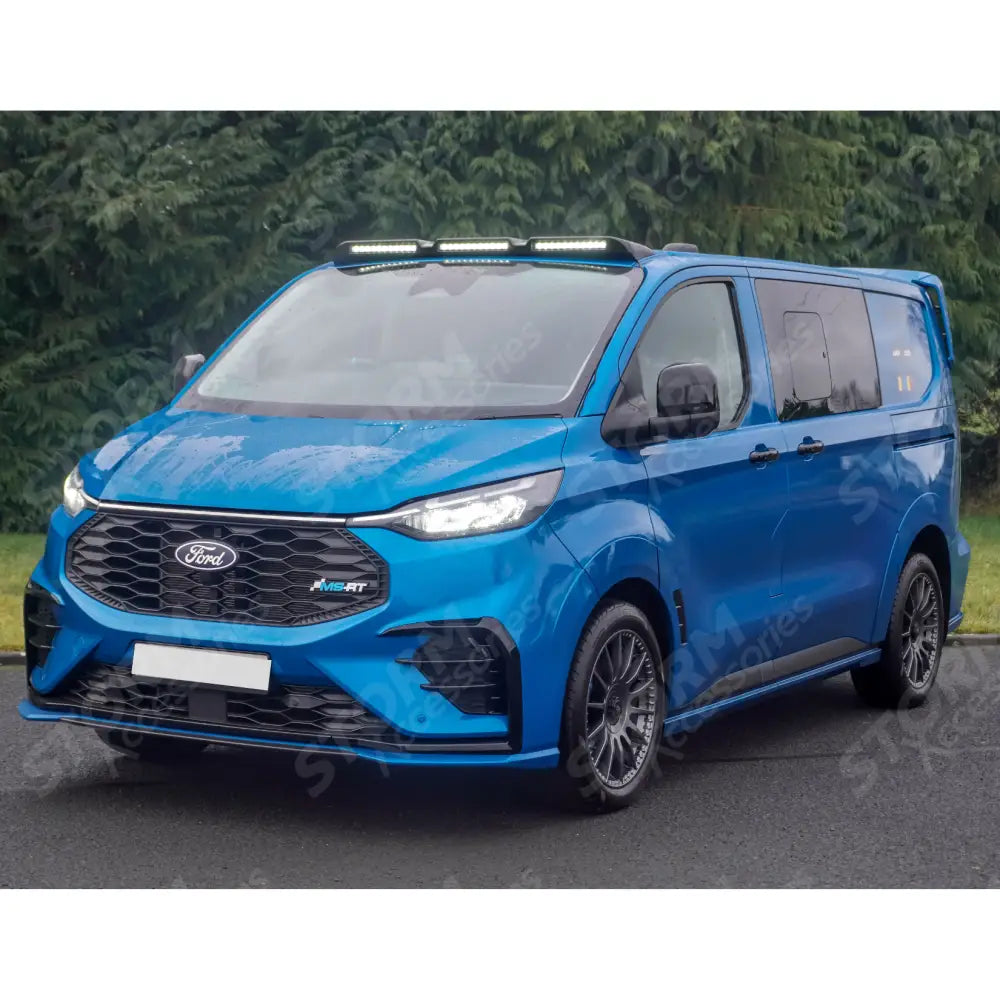 Ford Transit Custom MK2 2024 on Luminex Roof Light Pod With Amber Strobe Gloss Black