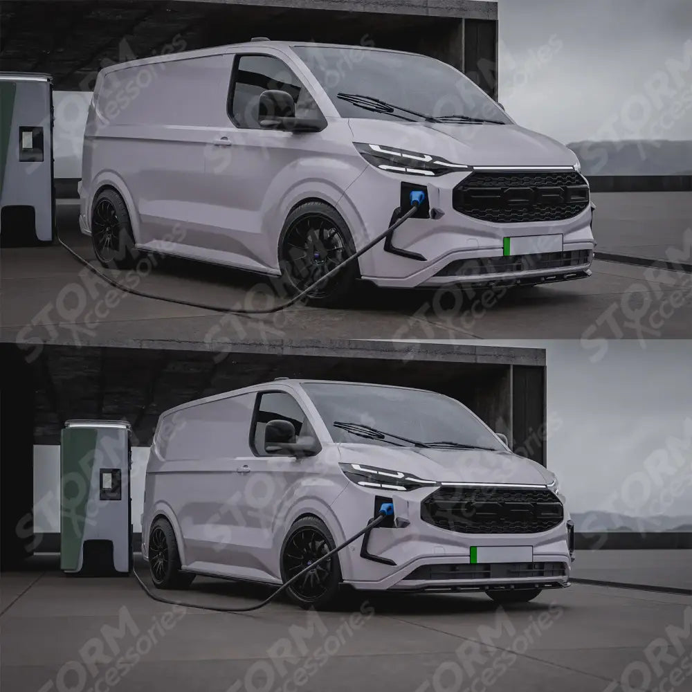 Ford Transit Custom MK2 2024 on PHEV Full Low Line Aero Kit In Gloss Black