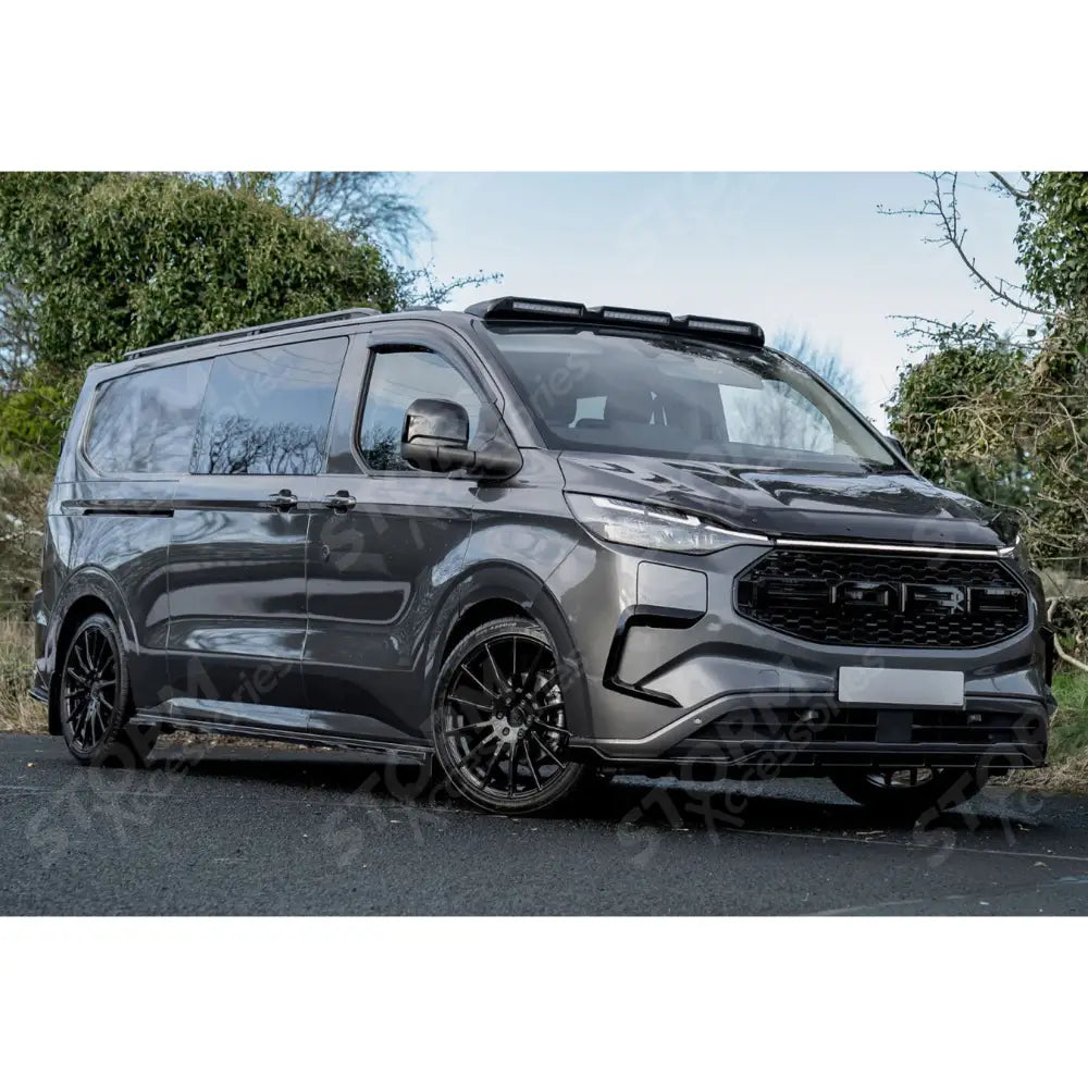 Ford Transit Custom MK2 2024 on PHEV TAILGATE SWB Full Low Line Aero Kit In Gloss Black