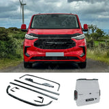 Ford Transit Custom MK2 2024 on TAILGATE LWB Full Low Line Aero Kit In Gloss Black