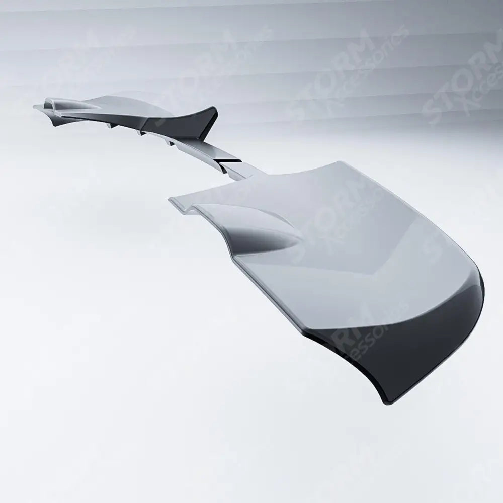 Ford Transit Custom MK2 2024 on V1 Rear Spoiler In Gloss Black For Barn Door