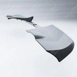 Ford Transit Custom MK2 2024 on V1 Rear Spoiler In Gloss Black For Barn Door