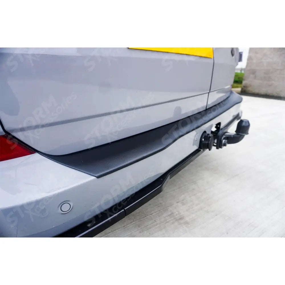 Ford Transit Custom MK2 2024+ Rear Bumper Protector Black Matte Texture Barn Door