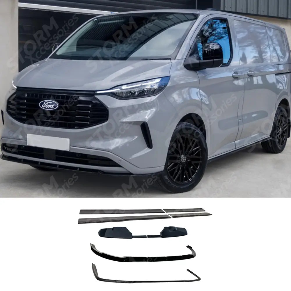 Ford Transit Custom MK2 2024+ SWB Full Gloss Black Soft Kit
