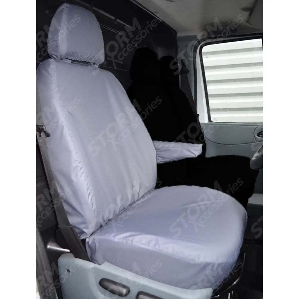 Ford Transit Van 2000-2013 Single Driver Seat Cover - Grey