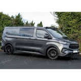 Front Aero Canard Loops In Gloss Black For Ford Transit E Custom & PHEV MK2 2024 on