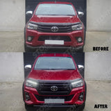 Front Bumper Conversion Invincible X Rocco Edition Set For Toyota Hilux Mk8 2016-2020