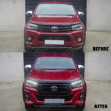 Front Bumper Conversion Invincible X Rocco Edition Set For Toyota Hilux Mk8 2016-2020