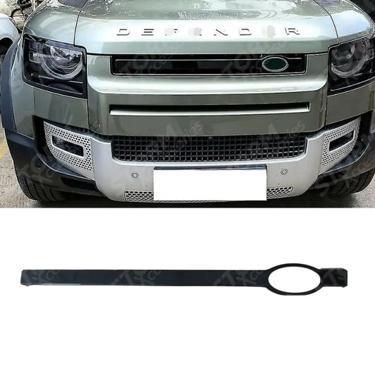 Front Bumper Grille In Gloss Black For Land Rover Defender L663 90 / 110 / 130 2020 On