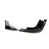 Front Bumper Lower Wide Body Canards In Gloss Black For Land Rover Defender L663 90 / 110 / 130 2020 On