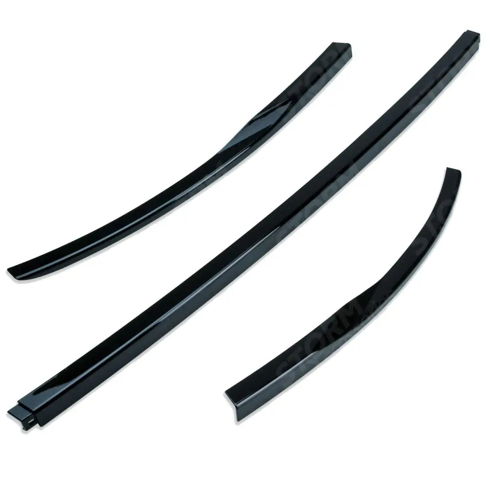 Front Bumper Moulding In Gloss Black 3PC Set For Range Rover Vogue Autobiography 2018-2022