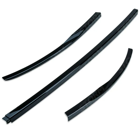 Front Bumper Moulding In Gloss Black 3PC Set For Range Rover Vogue Autobiography 2018-2022