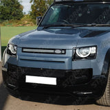 Front Bumper Splitter In Gloss Black For Land Rover Defender L663 90 / 110 / 130 2020 On