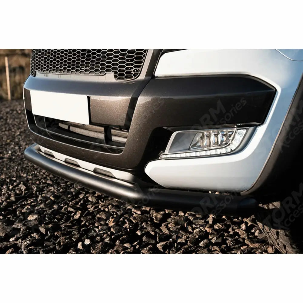 Front City Spoiler Bar Black For Ford Ranger T6 Single Deck 2012 - 2022