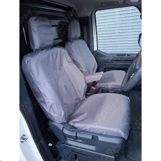 Front Seat Covers in Grey For Kia PV5 Cargo & Passenger 2025+