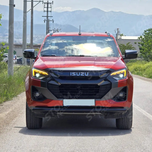 Front Single Deck Spoiler Bar In Black For Isuzu D-Max 2025 On