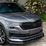 Front Splitter For Skoda Kodiaq Sportline Mk1 Facelift 2021-2023 - Front Splitter
