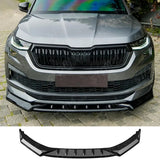 Front Splitter For Skoda Kodiaq Sportline Mk1 Facelift 2021-2023 - Front Splitter