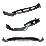 Front Splitter In Carbon Look Black Knight For Bmw X5 G05 2018-2022