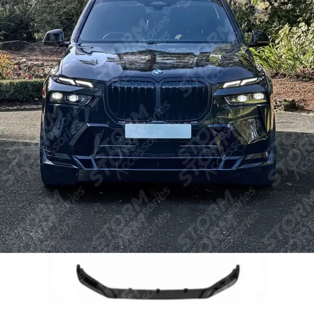 Front Splitter In Gloss Black For BMW X7 G07 LCI 2023+