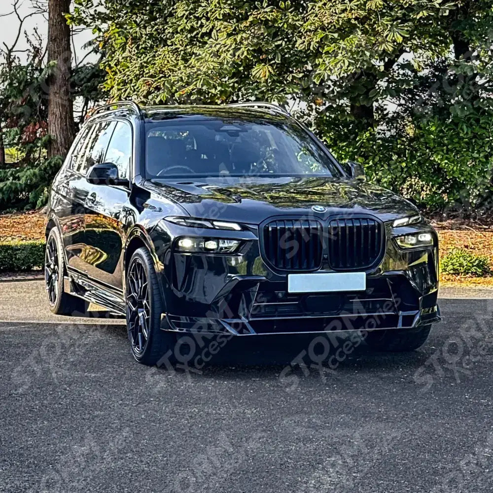 Front Splitter In Gloss Black For BMW X7 G07 LCI 2023+