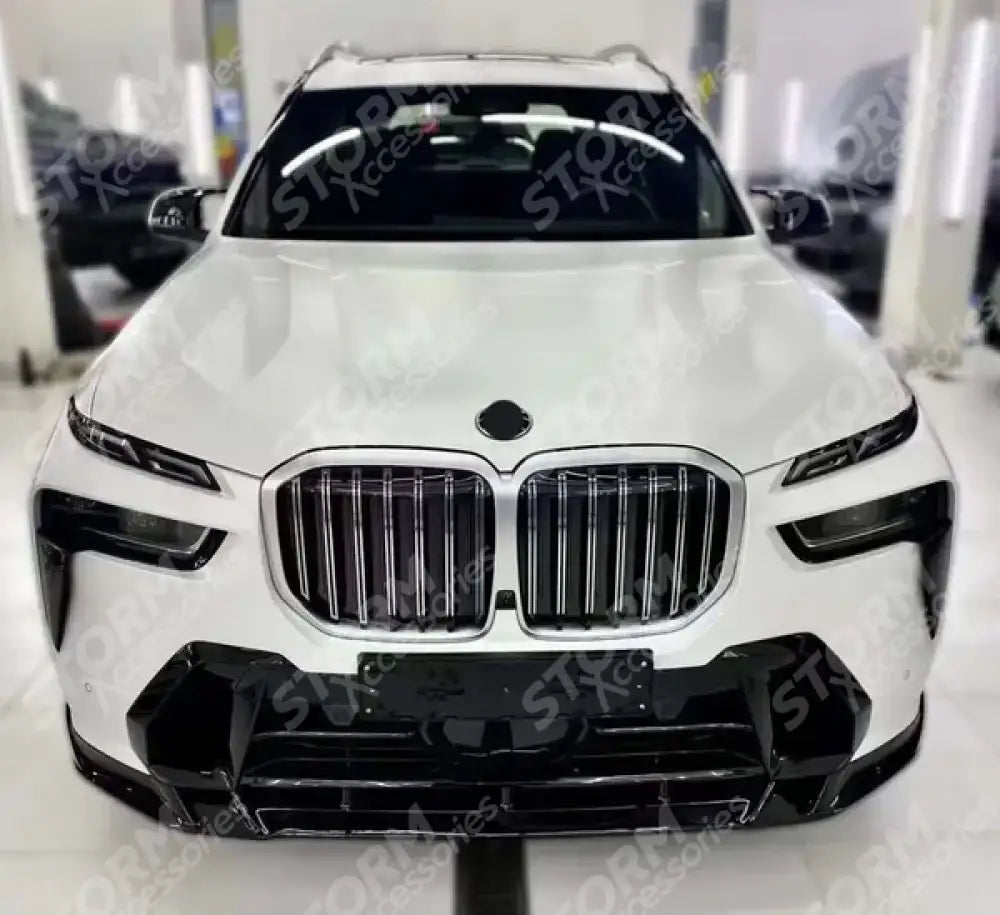 Front Splitter In Gloss Black For BMW X7 G07 LCI 2023+
