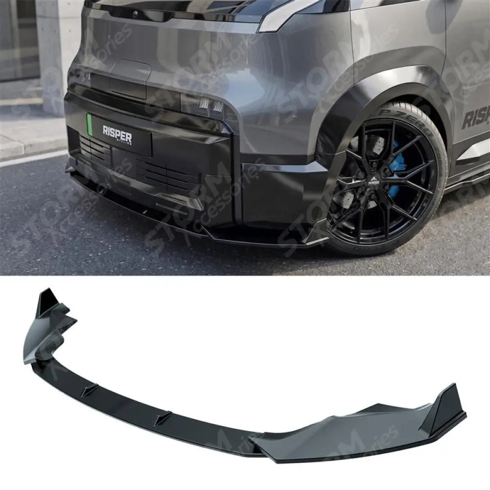 Front Splitter in Gloss Black For Kia Pv5 Cargo 2025+