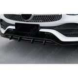 Front Splitter in Gloss Black For Mercedes GLC X253 Amg LINE Facelift 2020-2022