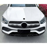 Front Splitter in Gloss Black For Mercedes GLC X253 Amg LINE Facelift 2020-2022