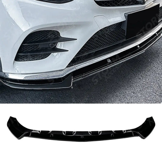 Front Splitter in Gloss Black For Mercedes GLC X253 Amg LINE Pre Facelift 2016-2019