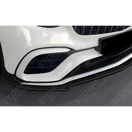 Front Splitter in Gloss Black For Mercedes GLC X253 Standard Pre Facelift 2016-2019