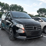 Front Splitter in Gloss Black For Mercedes Vito W447 Facelift 2024 on - Front Splitter
