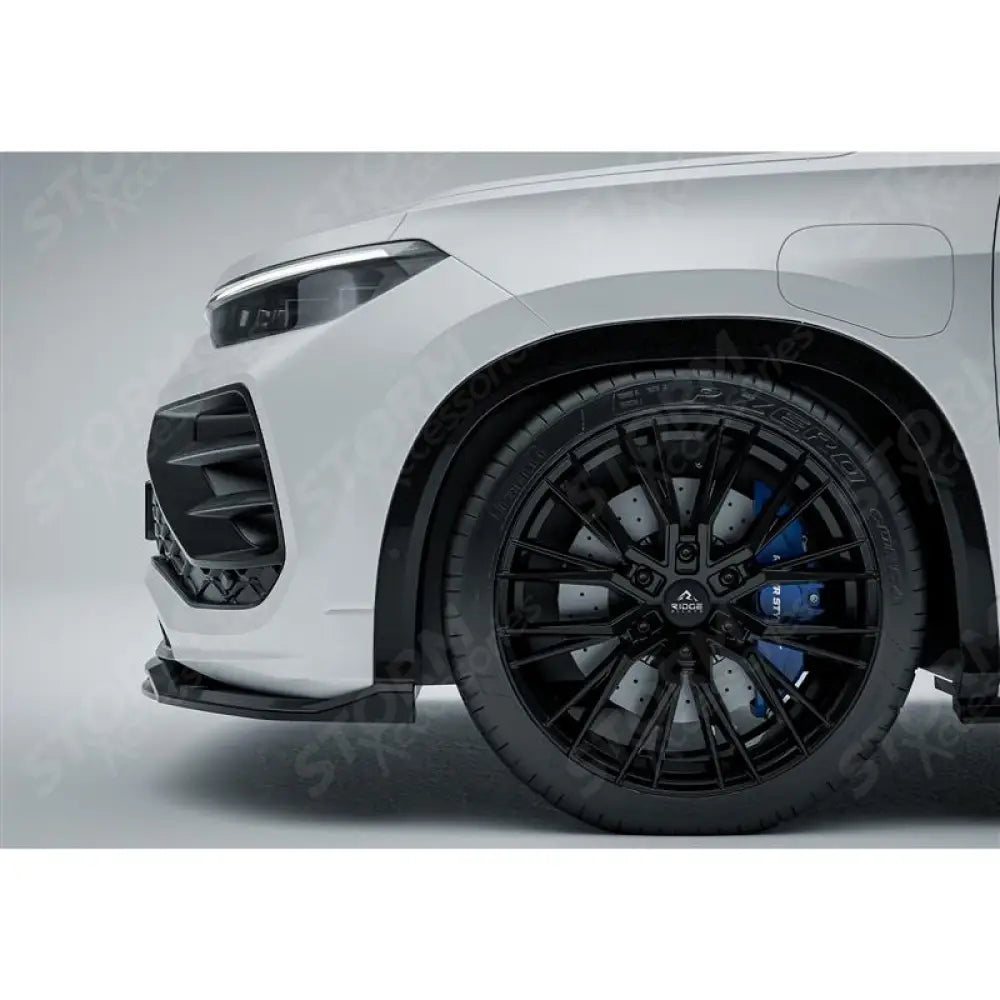 Front Splitter In Gloss Black For VW Tayron R-Line MK1 2025 On