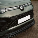 Front Splitter In Gloss Black For VW Tayron R-Line MK1 2025 On